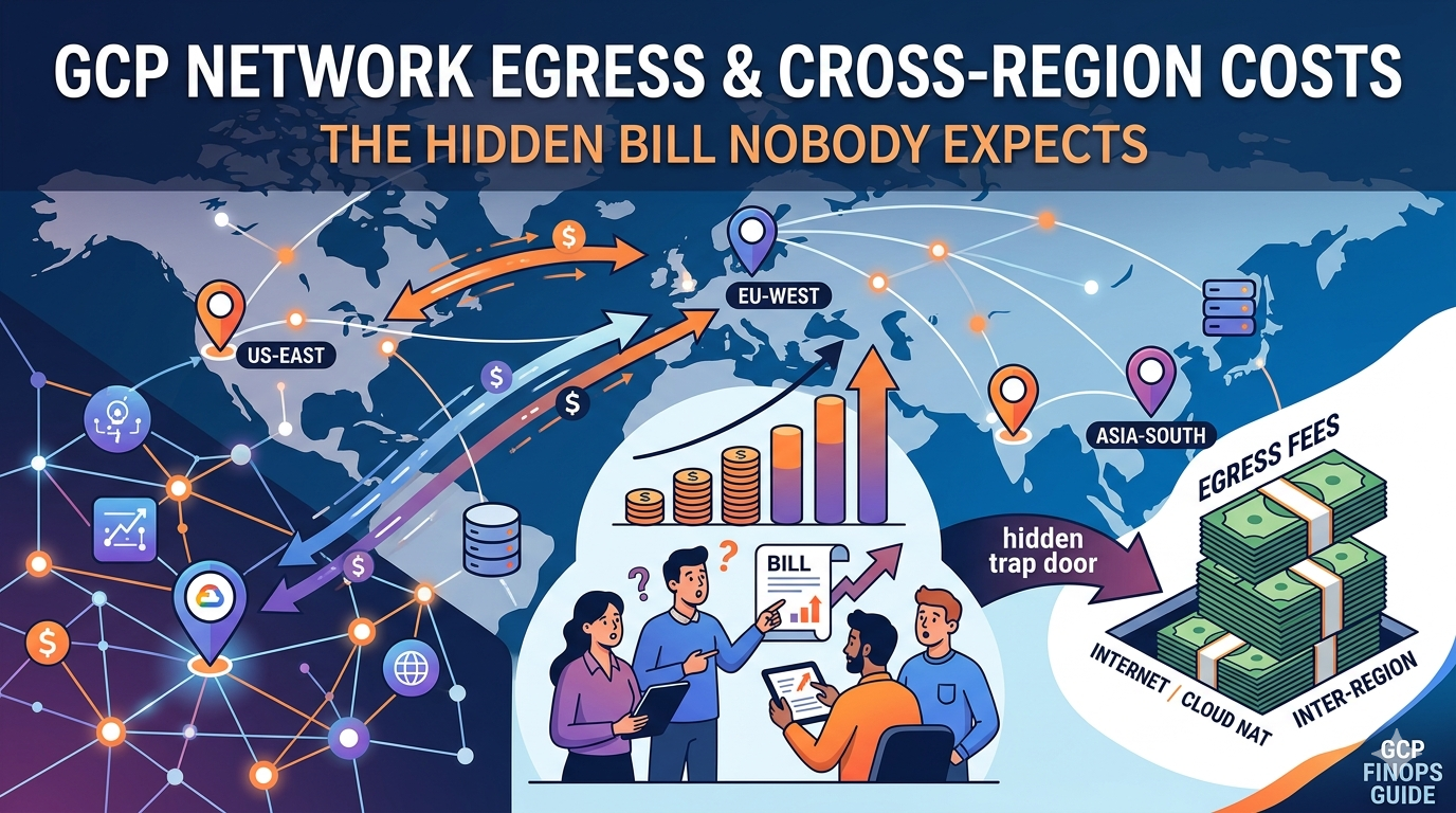 GCP Network Egress and Cross-Region Costs: The Hidden Bill Nobody Expects