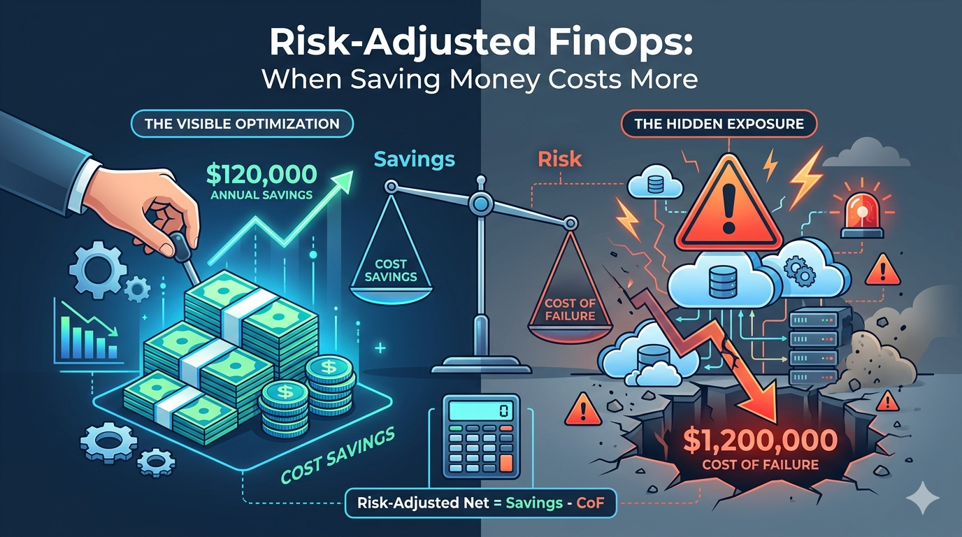 Risk-Adjusted FinOps: When Saving Money Costs More
